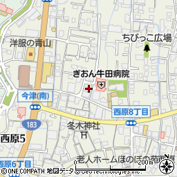 広島県広島市安佐南区西原8丁目28周辺の地図