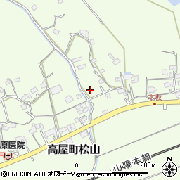 広島県東広島市高屋町桧山778周辺の地図
