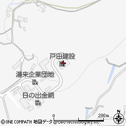 戸田建設広島支店湯来工作所周辺の地図