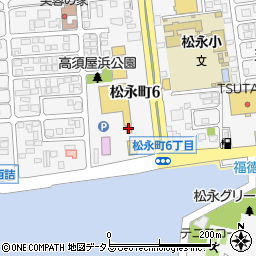 カレーハウスＣｏＣｏ壱番屋福山松永店周辺の地図