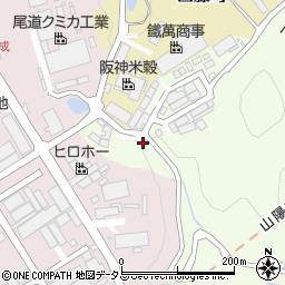 日本道路尾道合材センター周辺の地図