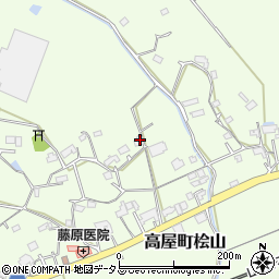 広島県東広島市高屋町桧山519周辺の地図