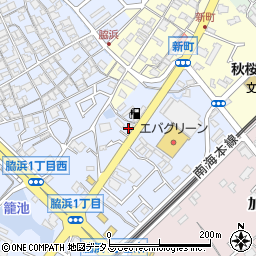 デイサービスあいわ脇浜周辺の地図