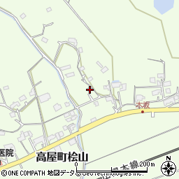 広島県東広島市高屋町桧山752周辺の地図