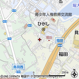大阪府貝塚市福田31周辺の地図