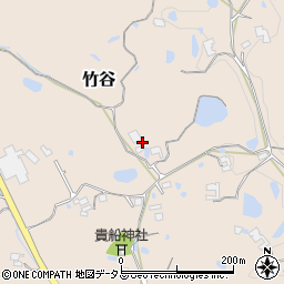 兵庫県淡路市竹谷403周辺の地図