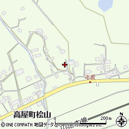 広島県東広島市高屋町桧山755周辺の地図