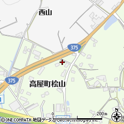 広島県東広島市高屋町桧山1151周辺の地図
