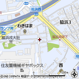 大阪府貝塚市脇浜3丁目28-8周辺の地図