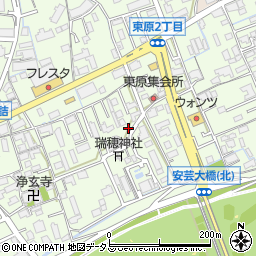 チケパ広島東原第１駐車場周辺の地図