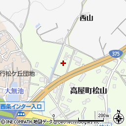 広島県東広島市高屋町桧山30周辺の地図