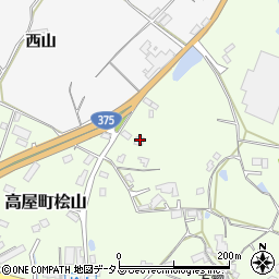 広島県東広島市高屋町桧山99周辺の地図