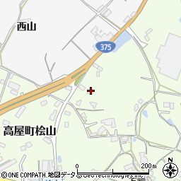 広島県東広島市高屋町桧山99周辺の地図