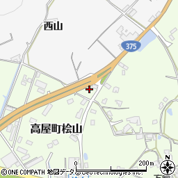 広島県東広島市高屋町桧山1141周辺の地図