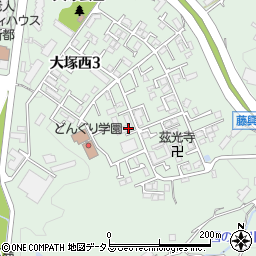 広島県広島市安佐南区大塚西周辺の地図