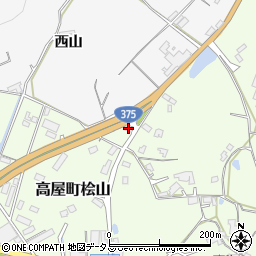 広島県東広島市高屋町桧山1145周辺の地図