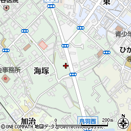 とんぎゅう周辺の地図