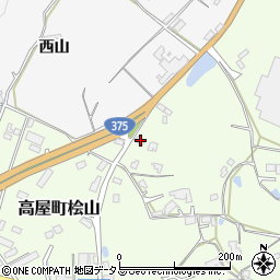 広島県東広島市高屋町桧山85周辺の地図