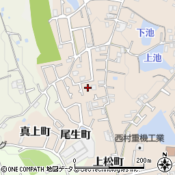 大阪府岸和田市尾生町1103-3周辺の地図