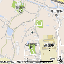 広島県東広島市高屋町中島114周辺の地図