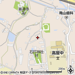 広島県東広島市高屋町中島114周辺の地図