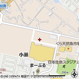 ホームセンタームサシ貝塚店駐車場周辺の地図
