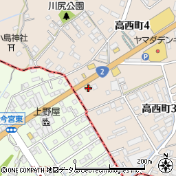 ジョイフル 東尾道店周辺の地図