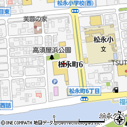 ソフトバンク　南松永店周辺の地図