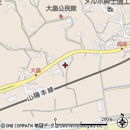 広島県東広島市高屋町大畠90周辺の地図