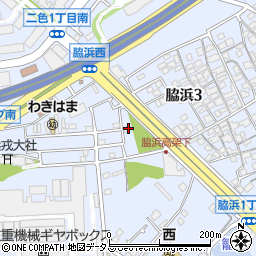 大阪府貝塚市脇浜3丁目27-14周辺の地図