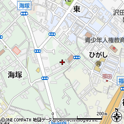 大阪府貝塚市海塚33周辺の地図