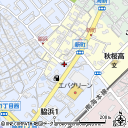 日本基督教団貝塚教会周辺の地図