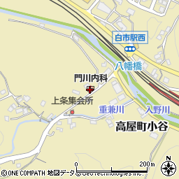 門川内科医院周辺の地図