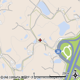 兵庫県淡路市竹谷162-1周辺の地図