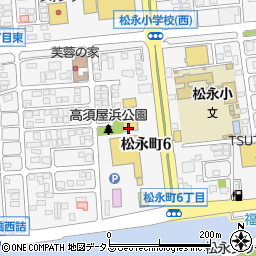 快活CLUB 福山松永店周辺の地図