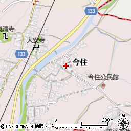 奈良県御所市今住4周辺の地図