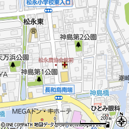 イエローハット松永店周辺の地図