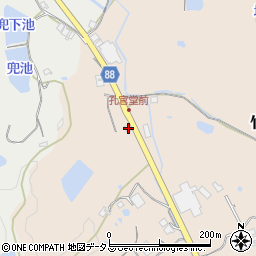 兵庫県淡路市竹谷513-4周辺の地図