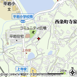 西条上寺家簡易郵便局周辺の地図