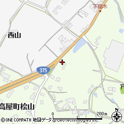 広島県東広島市高屋町桧山88周辺の地図