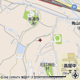 広島県東広島市高屋町中島741周辺の地図