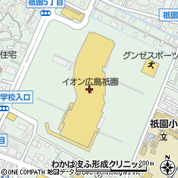 マクドナルドイオンモール広島祇園店周辺の地図