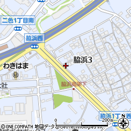 大阪府貝塚市脇浜3丁目20-16周辺の地図