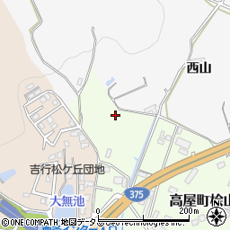 広島県東広島市高屋町桧山1133周辺の地図