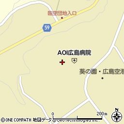 AOI広島病院周辺の地図