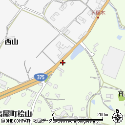 広島県東広島市高屋町桧山1192周辺の地図