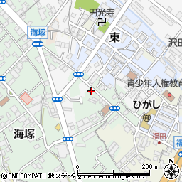 大阪府貝塚市海塚19周辺の地図