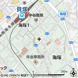 美川食堂周辺の地図