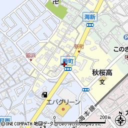 大阪府貝塚市新町11-26周辺の地図