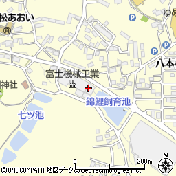 広島県東広島市八本松東周辺の地図